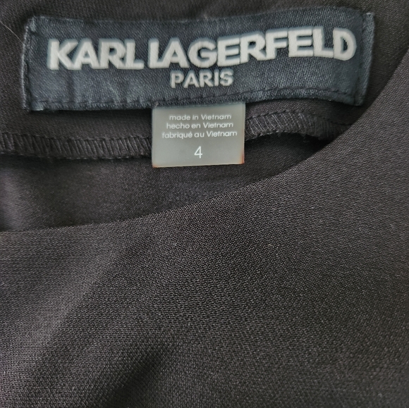 64- NWT KARL LAGERFIELD PARIS CREPE SHEATH DRESS - Picture 8 of 10